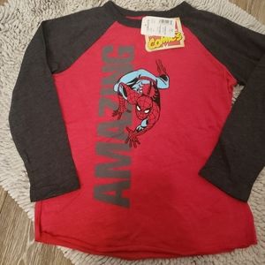 Boys long sleeved Spiderman shirt